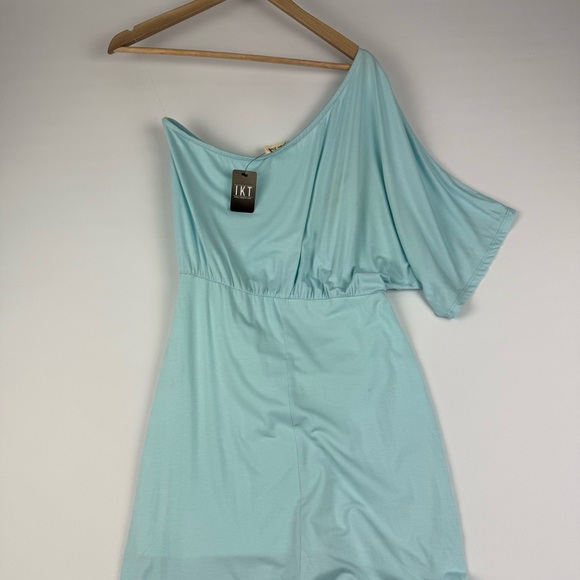 Besson River Women’s Large Elizabeth Off-Shoulder Maxi Dress – Light Blue - Picture 6 of 9